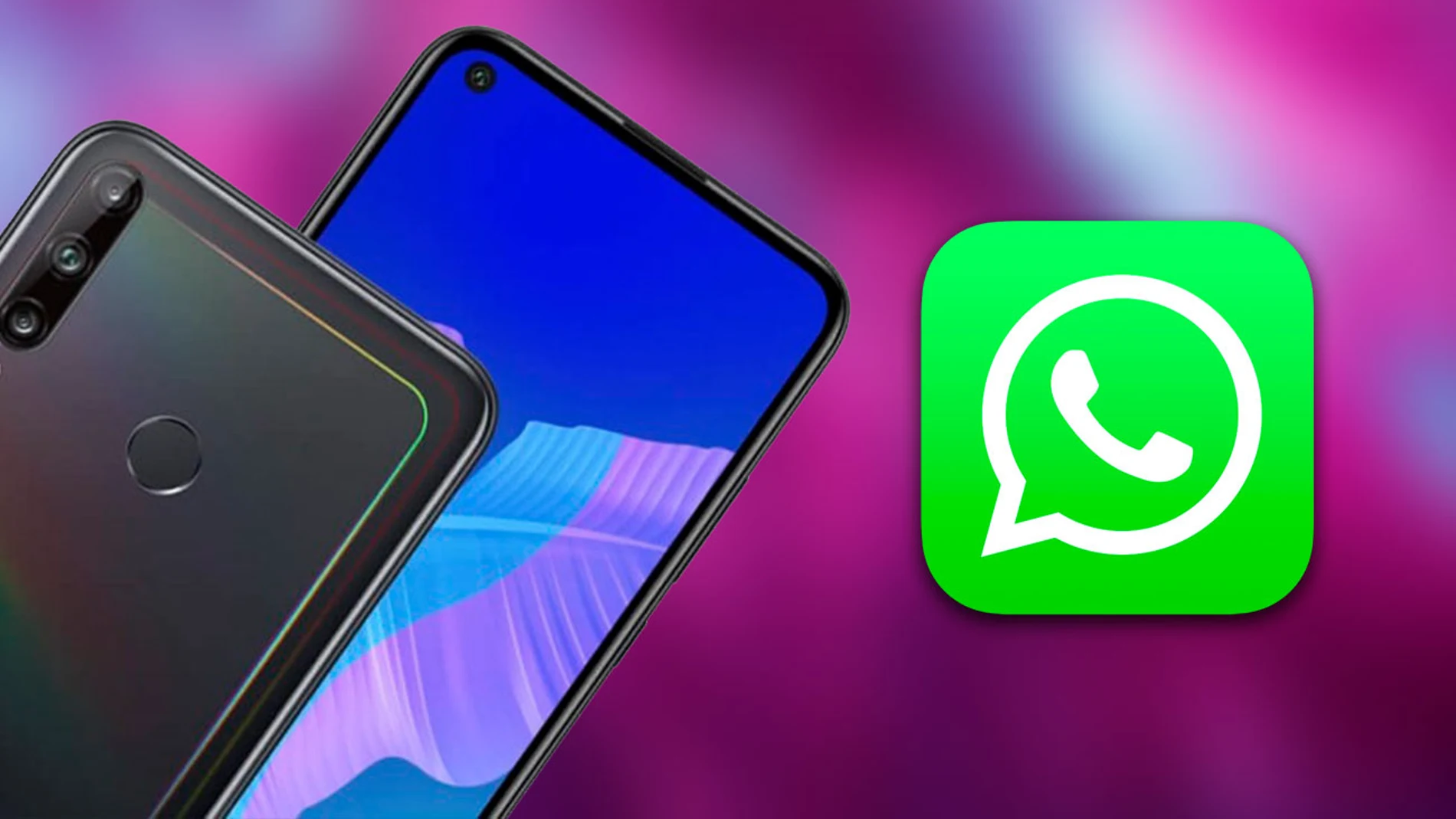 WhatsApp y un móvil Huawei WhatsApp y un móvil Huawei