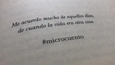 Microcuento 'Aquellos días'