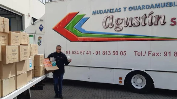 Las mascarillas donadas al hospital Puerta de Hierro