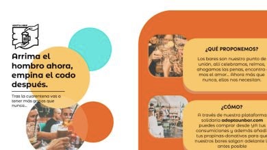 Crean la plataforma 'Adopta un bar' para ayudar a los locales que empiezan a notar los efectos del estado de alarma