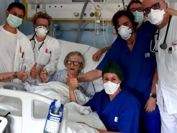 La anciana de 95 años que ha superado el coronavirus 