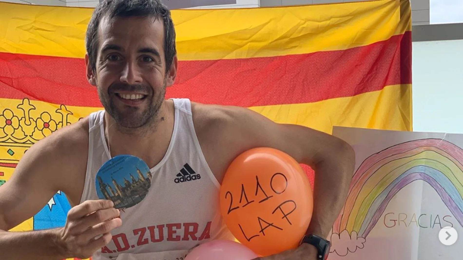 El atleta Agustín Moreno El atleta Agustín Moreno