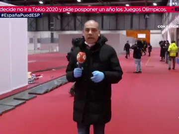 Nacho Abad en Ifema. Nacho Abad en Ifema.