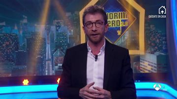 El motivador mensaje de Pablo Motos frente al coronavirus antes de comenzar 'El Hormiguero 3.0': quédate en casa'