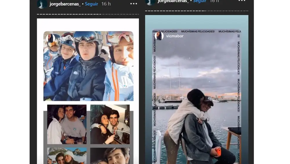 Las fotos con las que Victoria Federica ha felicitado a su novio 