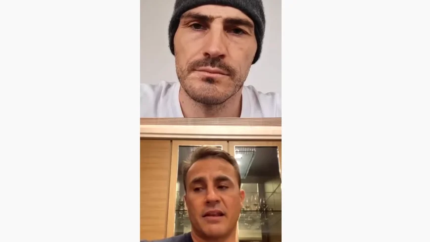 Casillas y Cannavaro Casillas y Cannavaro