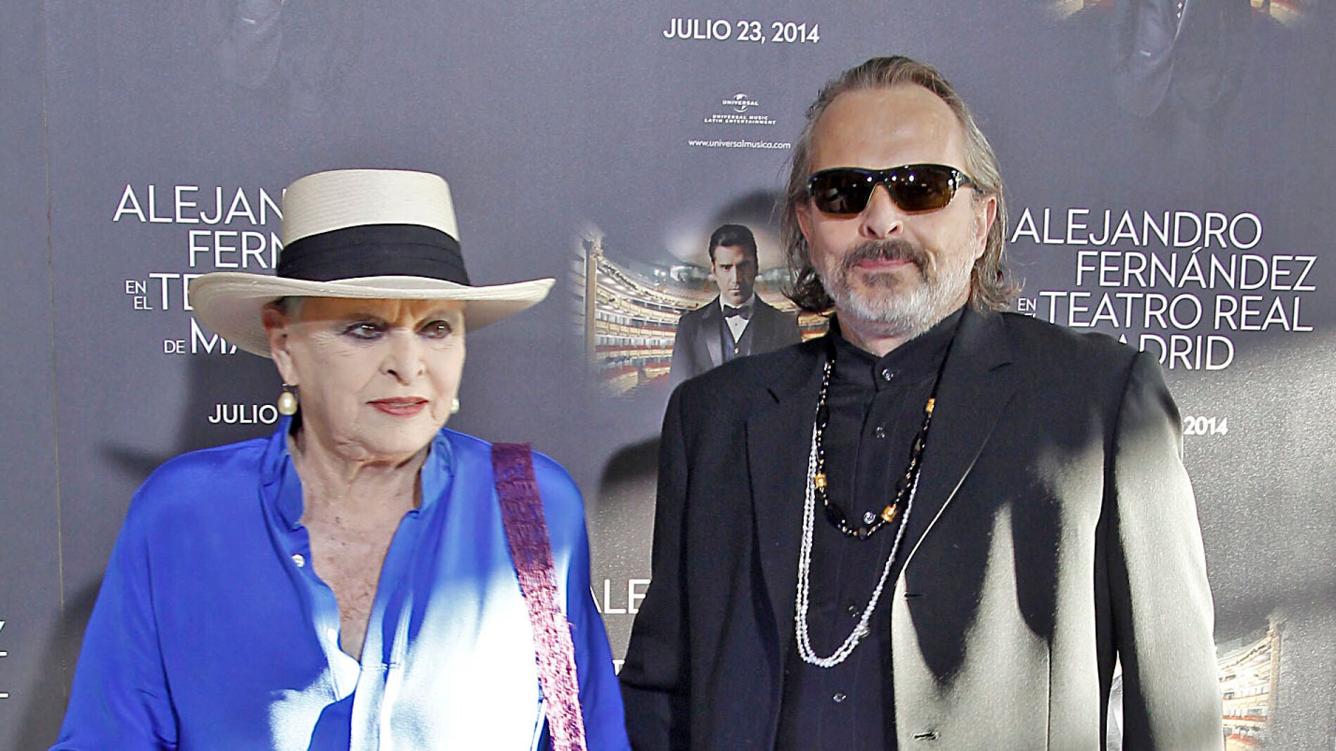 Miguel Bosé y su madre Lucía Bosé