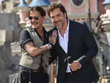 Johnny Depp y Javier Bardem Johnny Depp y Javier Bardem