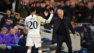 Dele Alli y José Mourinho Dele Alli y José Mourinho