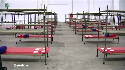 La feria de Barcelona abre un centro para atender a los sin hogar durante el confinamiento por el coronavirus La feria de Barcelona abre un centro para atender a los sin hogar durante el confinamiento por el coronavirus