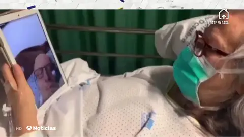 Llamadas y videollamadas contra la soledad de los ingresados y confinados por el coronavirus Llamadas y videollamadas contra la soledad de los ingresados y confinados por el coronavirus