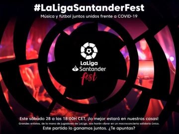 LaLiga Santander Fest, el concierto benéfico contra el coronavirus