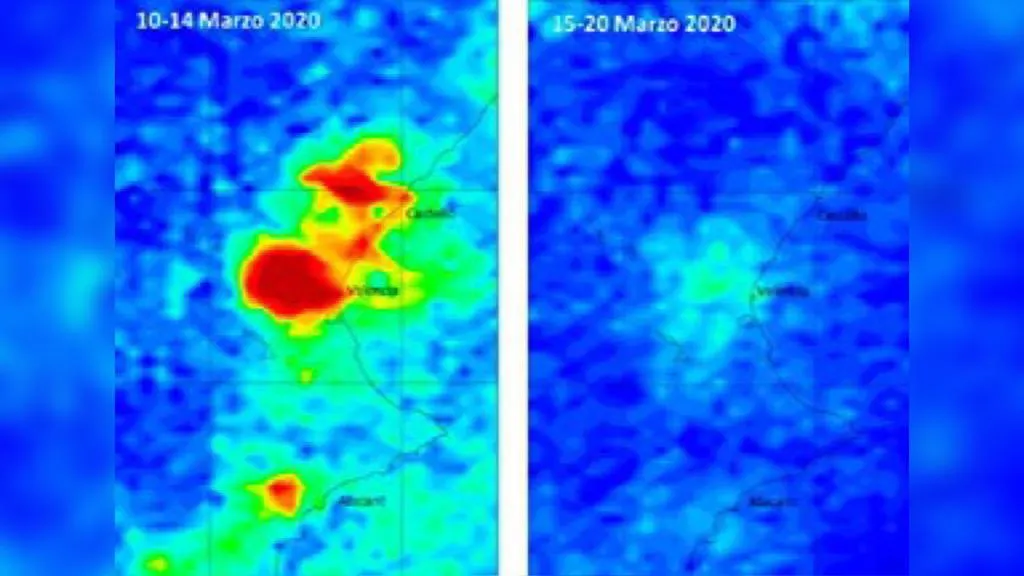 Imágenes del satélite en Valencia Imágenes del satélite en Valencia