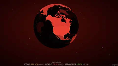 El mapamundi del coronavirus El mapamundi del coronavirus