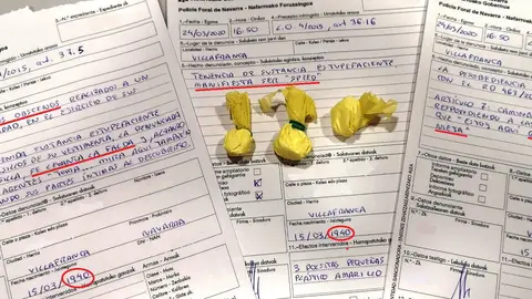 Las tres denuncias de la policía a la mujer Las tres denuncias de la policía a la mujer