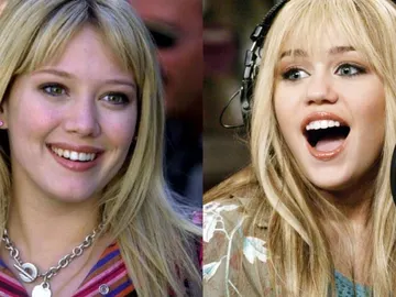 Hilary Duff en 'Lizzie McGuire' y Miley Cyrus en 'Hannah Montana' Hilary Duff en 'Lizzie McGuire' y Miley Cyrus en 'Hannah Montana'