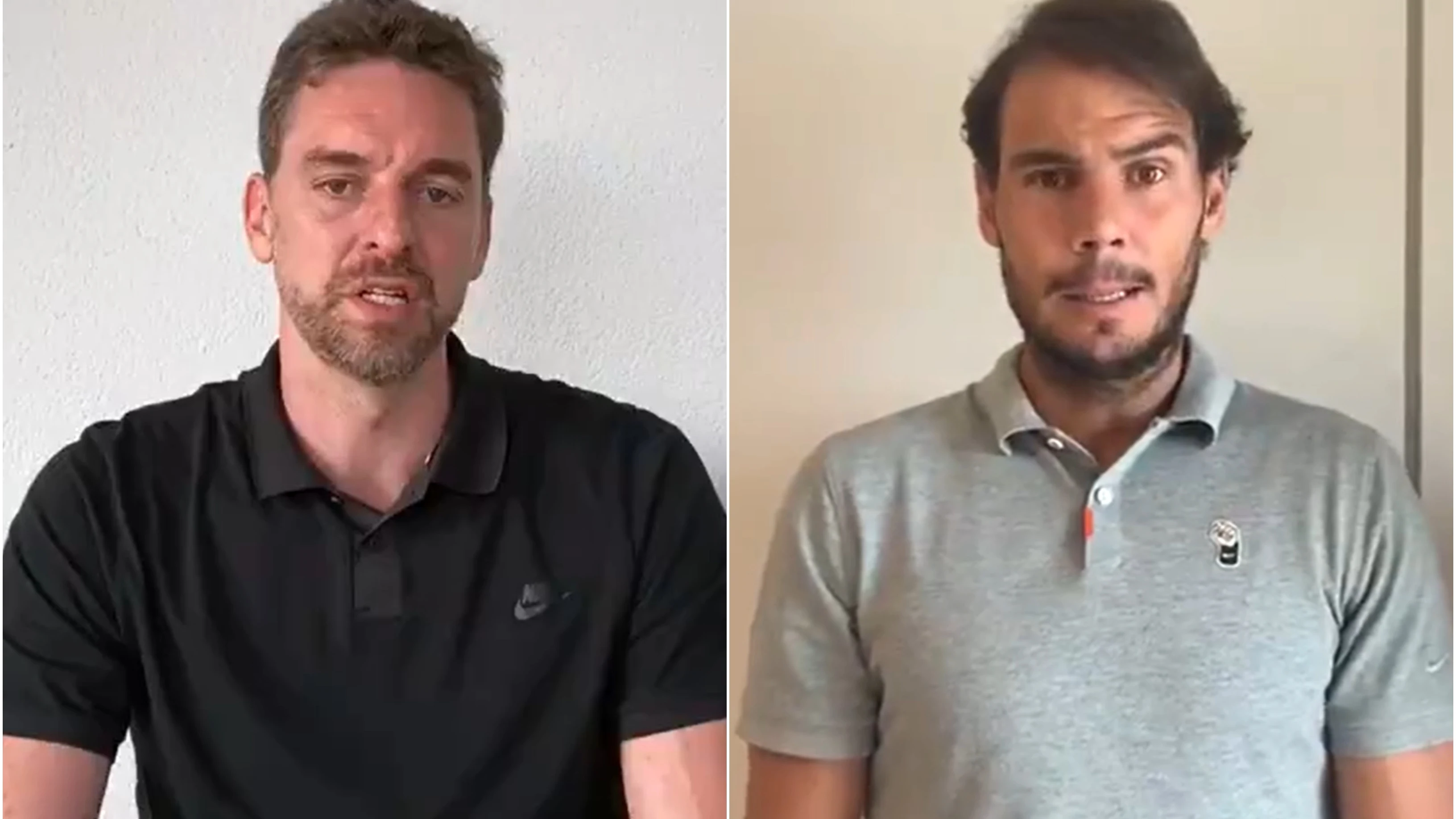 Pau Gasol y Rafa Nadal Pau Gasol y Rafa Nadal