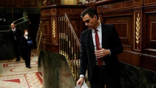 Pedro S&aacute;nchez en el Congreso