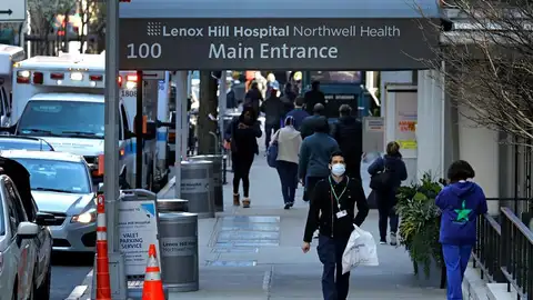 Mascarillas en las calles de Nueva York Mascarillas en las calles de Nueva York