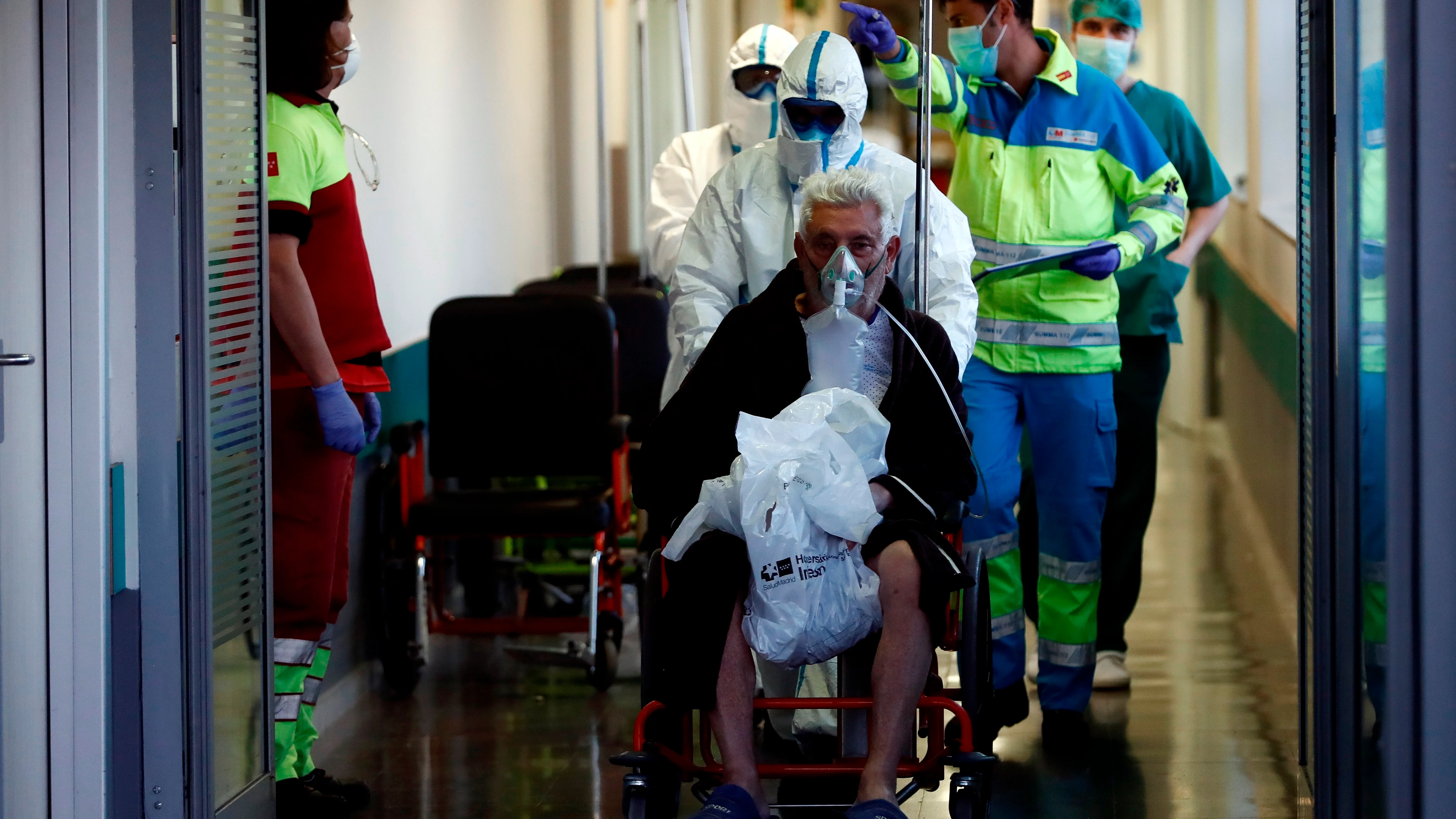 Los servicios de urgencias en el hospital Infanta Leonor, en Madrid