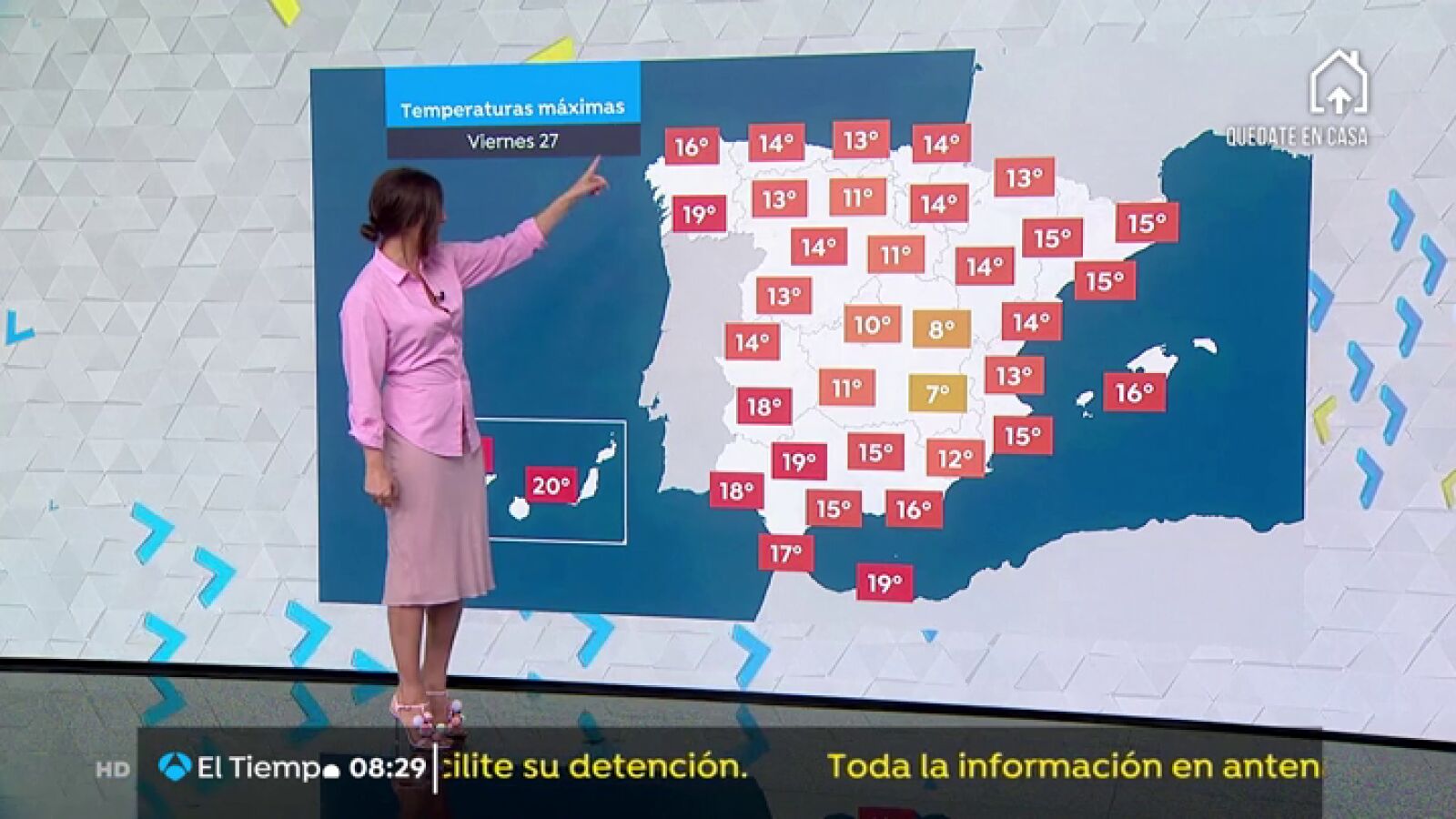 Aumento de temperaturas en el tercio norte con posibles nevadas en Castilla la Mancha y Andalucía
