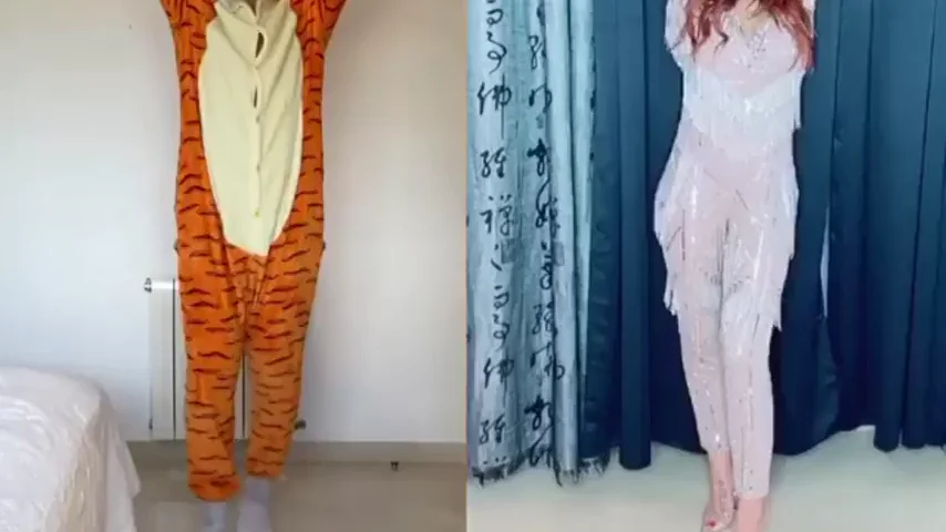 Garay se disfraza de tigre para bailar con Tamara Gorro durante su cuarentena por coronavirus Garay se disfraza de tigre para bailar con Tamara Gorro durante su cuarentena por coronavirus