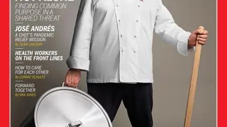 Jos&eacute; Andr&eacute;s, portada de la revista 'Time'