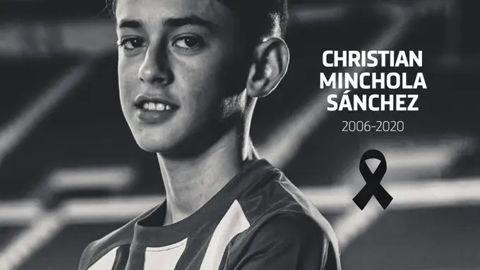 Muere Christian Minchola, canterano del Atl&eacute;tico de Madrid