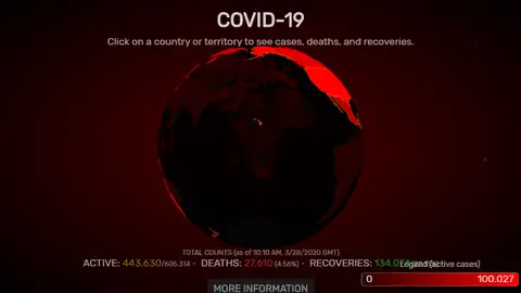 Mapamundi coronavirus Mapamundi coronavirus