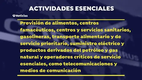 Estas son las actividades no esenciales cuyos trabajadores deberán quedarse en casa por el coronavirus Estas son las actividades no esenciales cuyos trabajadores deberán quedarse en casa por el coronavirus