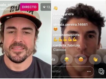 Fernando Alonso y Marc Márquez