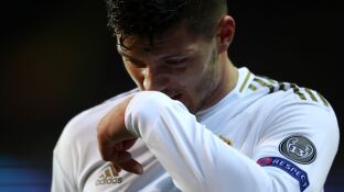 Luka Jovic, con el Real Madrid