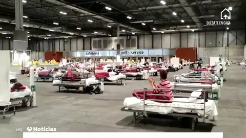 Madrid paga a Ifema 2,9 millones de euros por usarse como hospital de campaña Madrid paga a Ifema 2,9 millones de euros por usarse como hospital de campaña