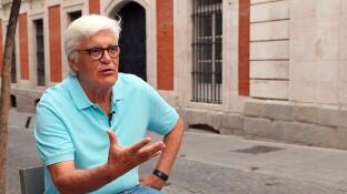 Chato Galante, durante una entrevista