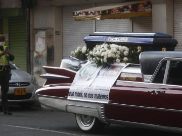 Coche fúnebre en Colombia