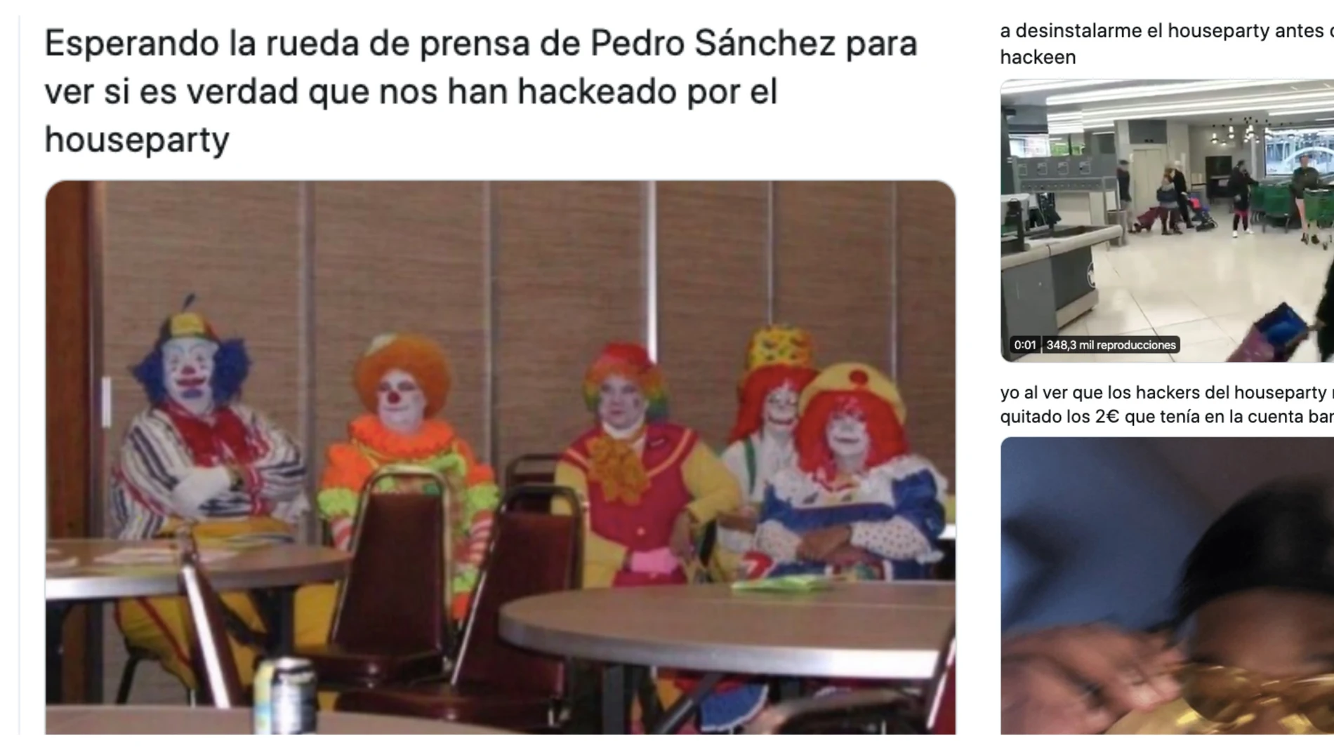 Memes sobre Houseparty Memes sobre Houseparty