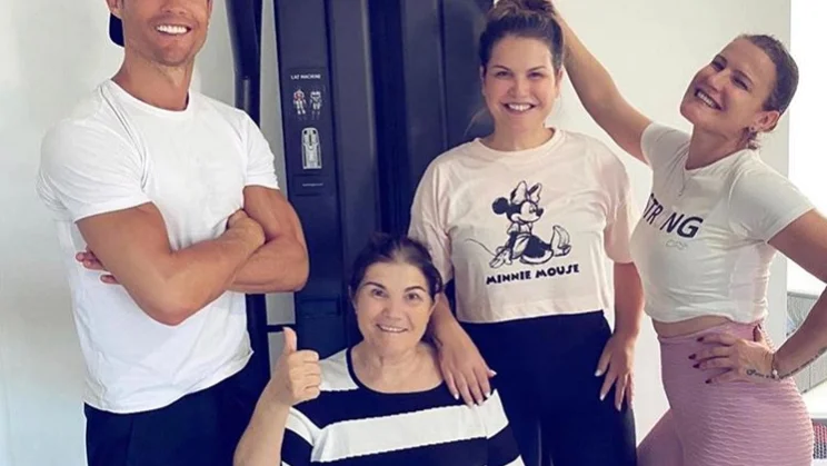 Cristiano Ronaldo y su madre, Dolores Aveiro Cristiano Ronaldo y su madre, Dolores Aveiro