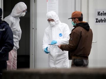 Controles en un hospital de Alemania