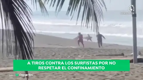 La Policía de Costa Rica persigue a tiros a los surfistas que se saltan el confinamiento por el coronavirus La Policía de Costa Rica persigue a tiros a los surfistas que se saltan el confinamiento por el coronavirus