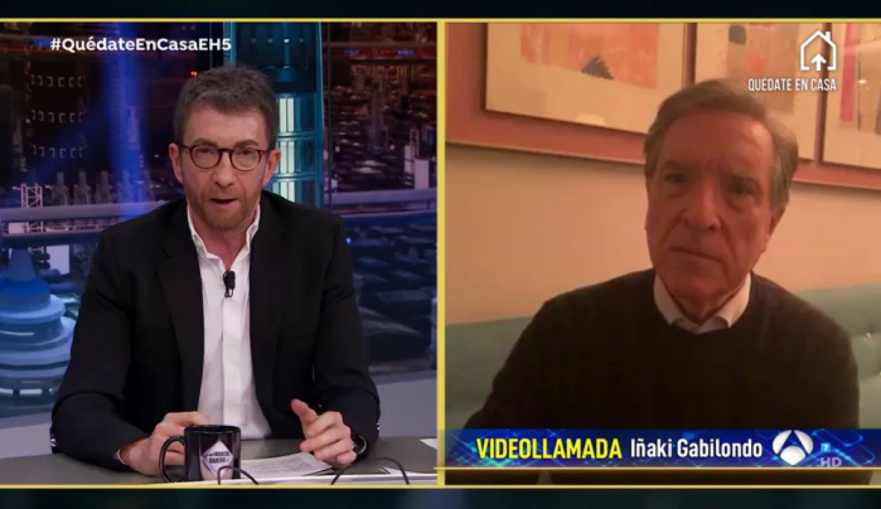 La confesión de Iñaki Gabilondo: "Me parecería muy 'facilón' estar criticando a los Gobiernos" La confesión de Iñaki Gabilondo: "Me parecería muy 'facilón' estar criticando a los Gobiernos"