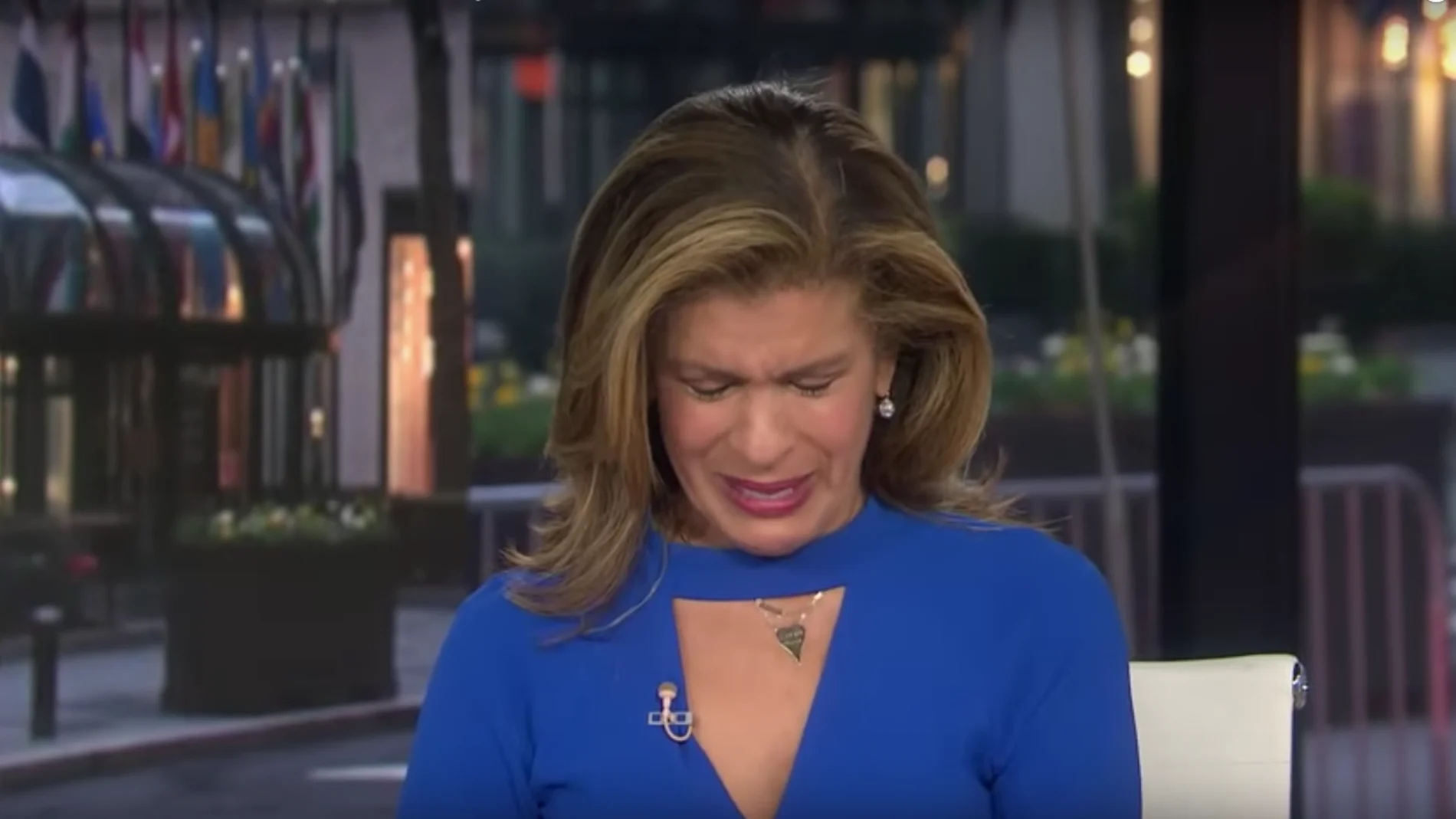 El momento en el que Hoda Kotb rompe a llorar El momento en el que Hoda Kotb rompe a llorar