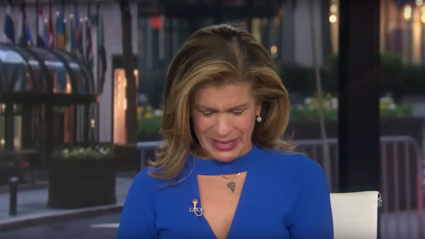 El momento en el que Hoda Kotb rompe a llorar El momento en el que Hoda Kotb rompe a llorar