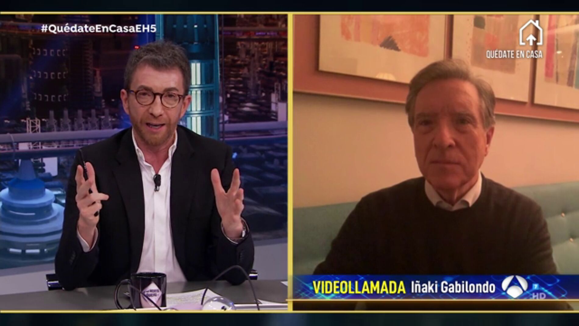 Iñaki Gabilondo valora en 'El Hormiguero 3.0' cómo está crisis nos va a cambiar la forma de ver el mundo