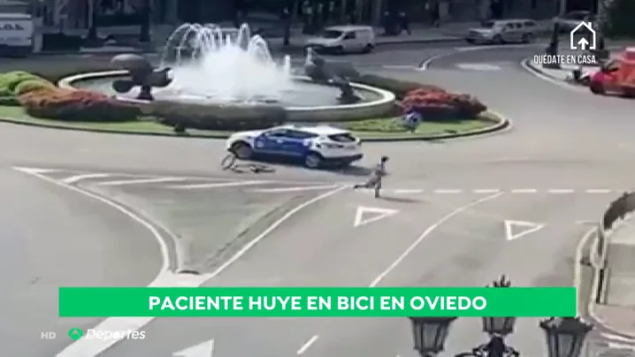 Un paciente, del que se desconoce si tiene coronavirus, huye en bici del hospital HUCA en Oviedo en pleno estado de alarma Un paciente, del que se desconoce si tiene coronavirus, huye en bici del hospital HUCA en Oviedo en pleno estado de alarma