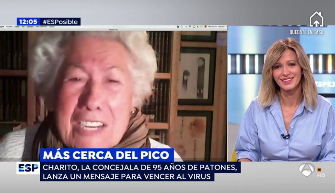 Charito, concejala de patones. Charito, concejala de patones.