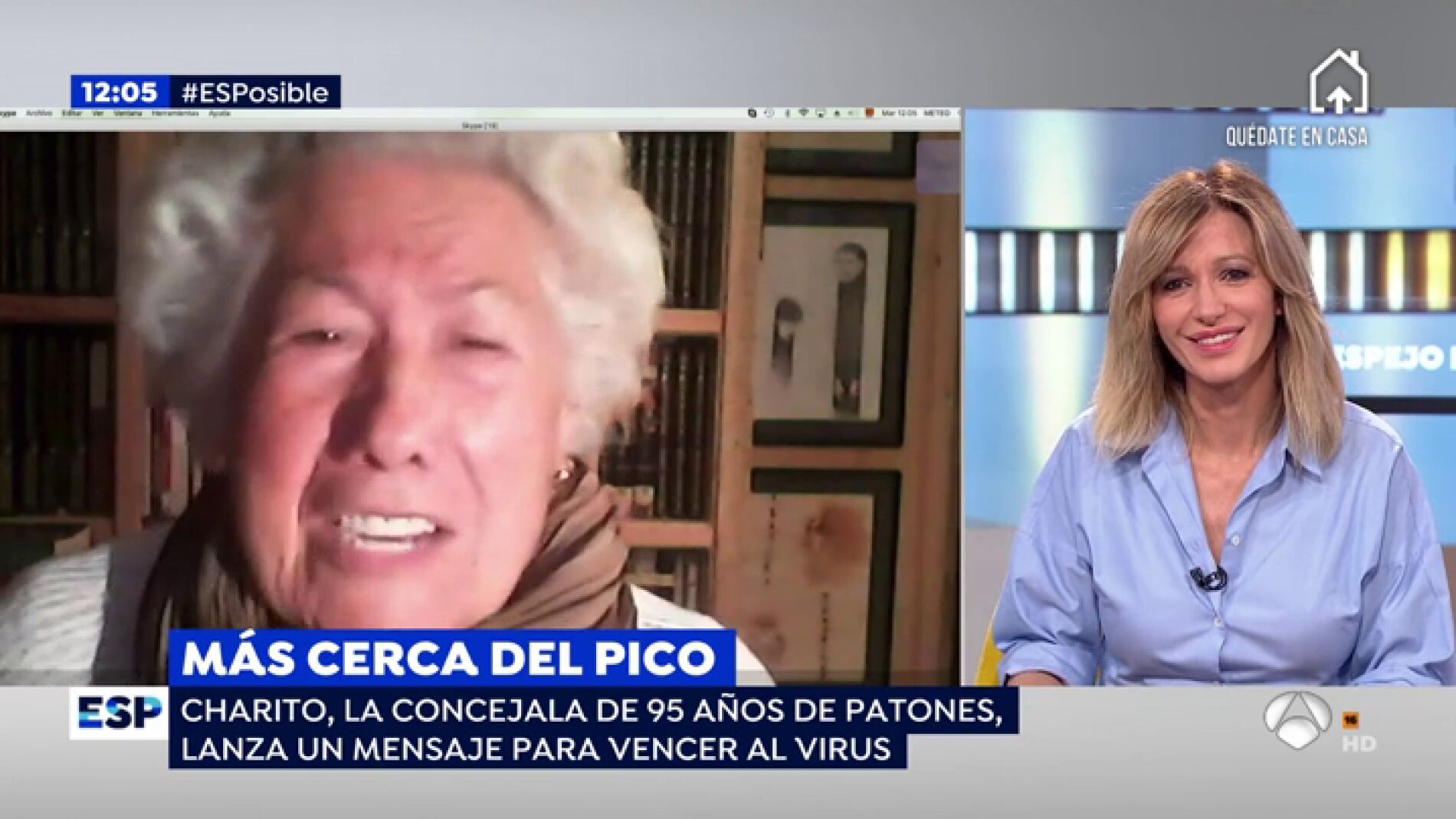 Charito, concejala de patones.