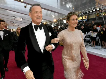 Tom Hanks y su mujer Rita Wilson Tom Hanks y su mujer Rita Wilson