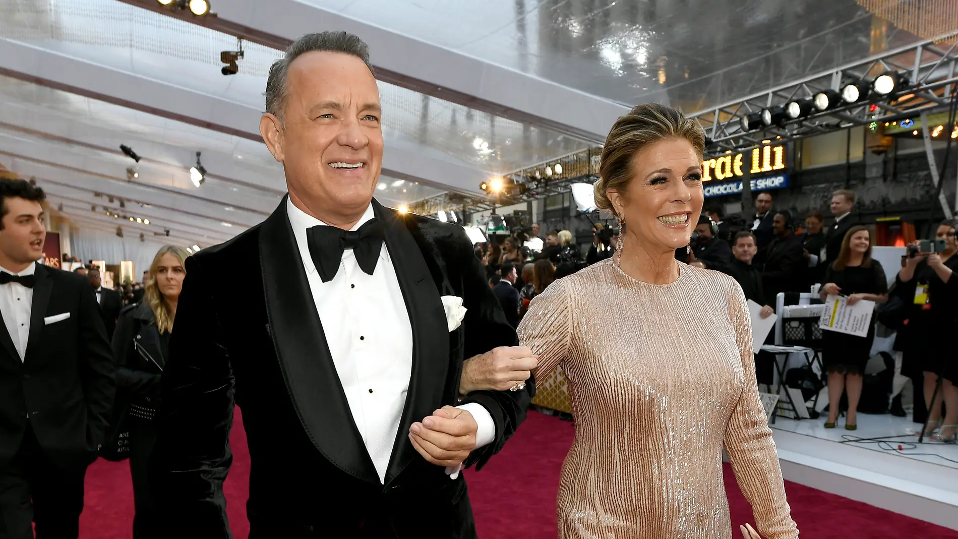 Tom Hanks y su mujer Rita Wilson