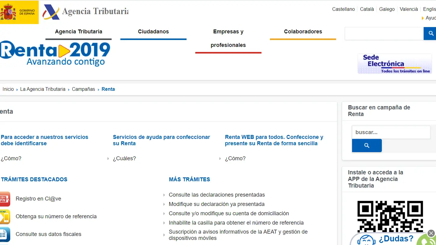 Renta 2019