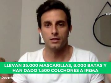 El triatleta Omar Tayara ha reconvertido su empresa de ropa deportiva para fabricar material sanitario contra el coronavirus